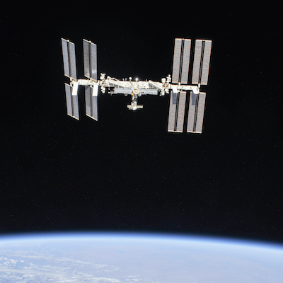 international space station in orbit